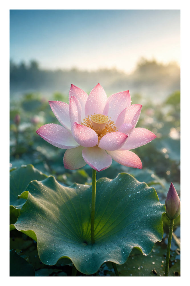 Morning Dew on Lotus