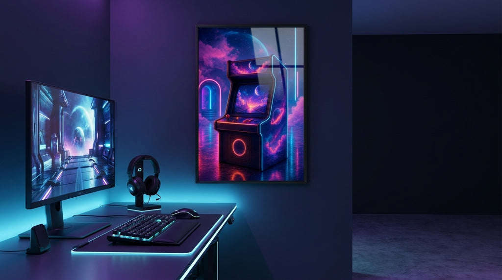 Neon Arcade Dreamscape