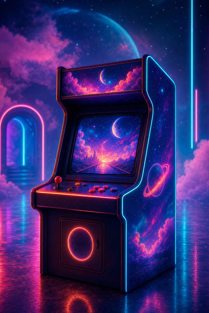Neon Arcade Dreamscape