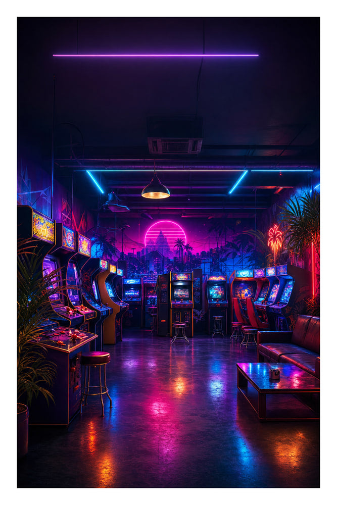 Neon Arcade Haven