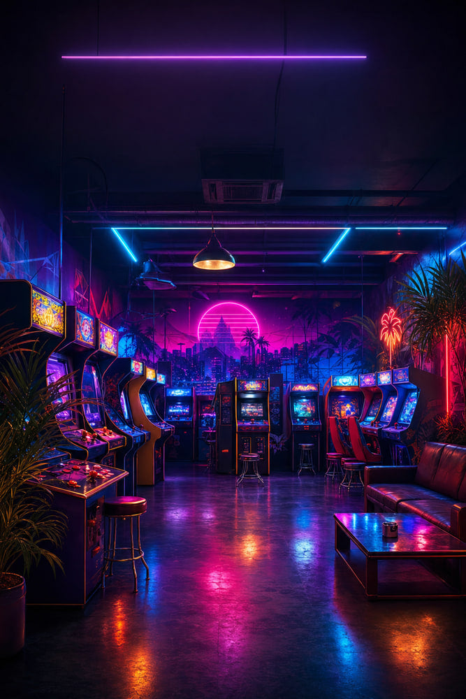 Neon Arcade Haven