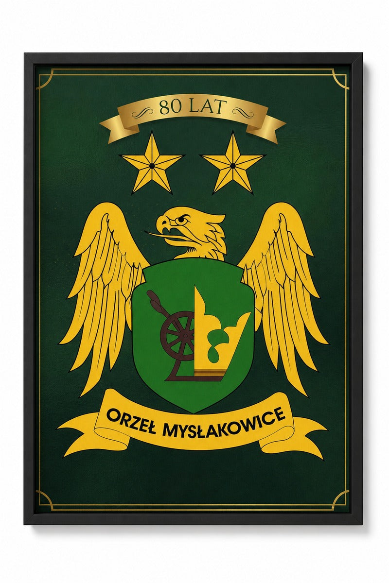 KS Orzeł Mysłakowice 80th Anniversary Poster