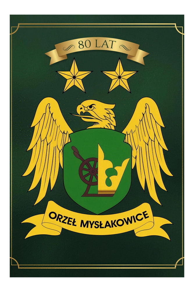 KS Orzeł Mysłakowice 80th Anniversary Poster