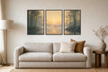 Set of 3 Prints — Bamboo Grove at Dawn