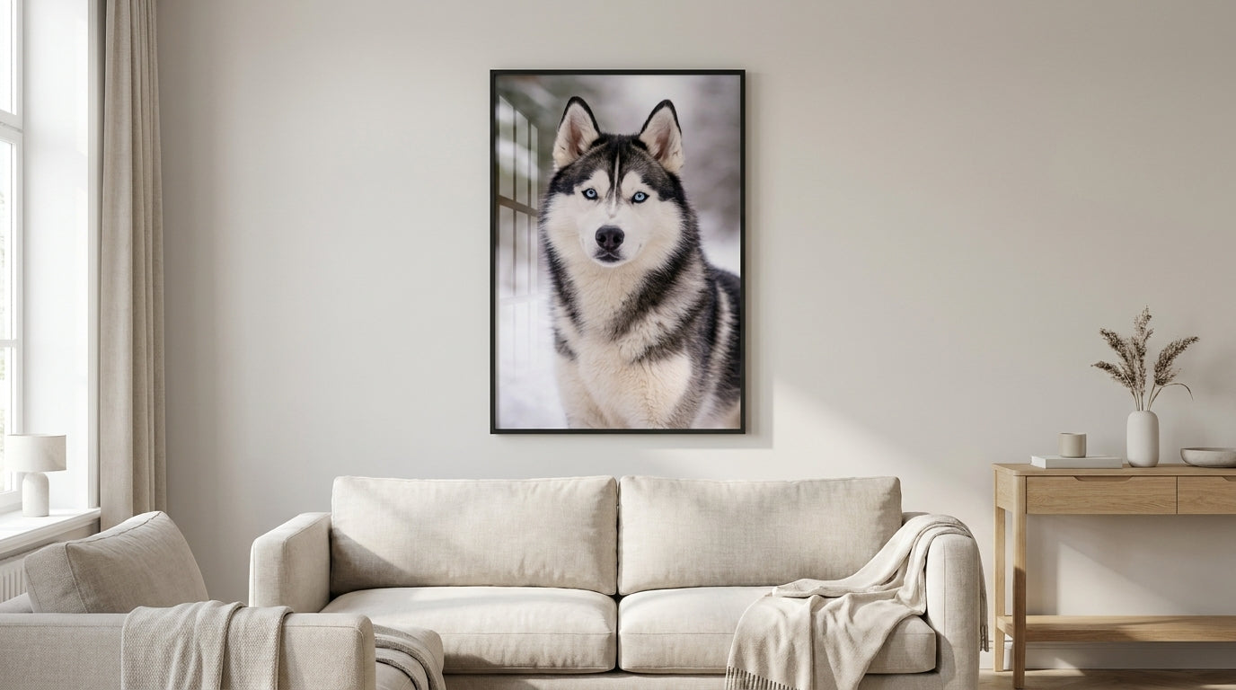 Siberian Husky Portrait