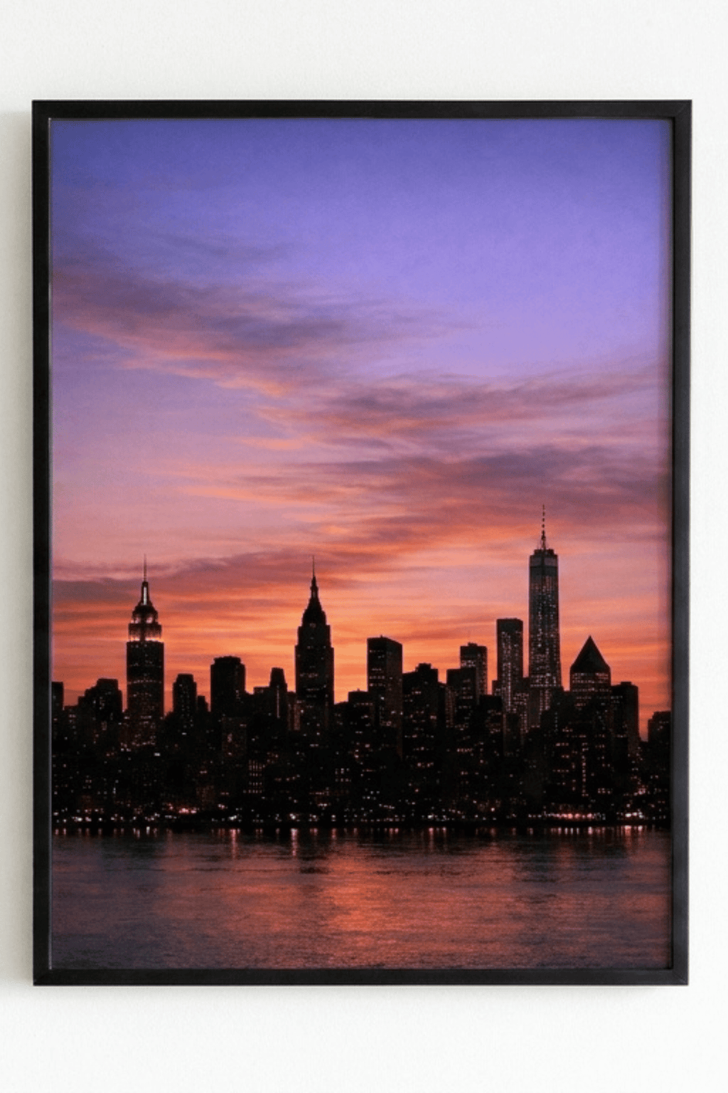Skyline Silhouettes at Dusk