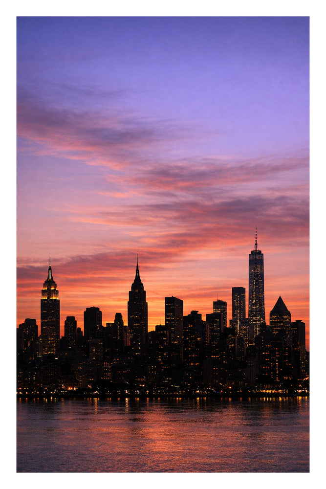 Skyline Silhouettes at Dusk