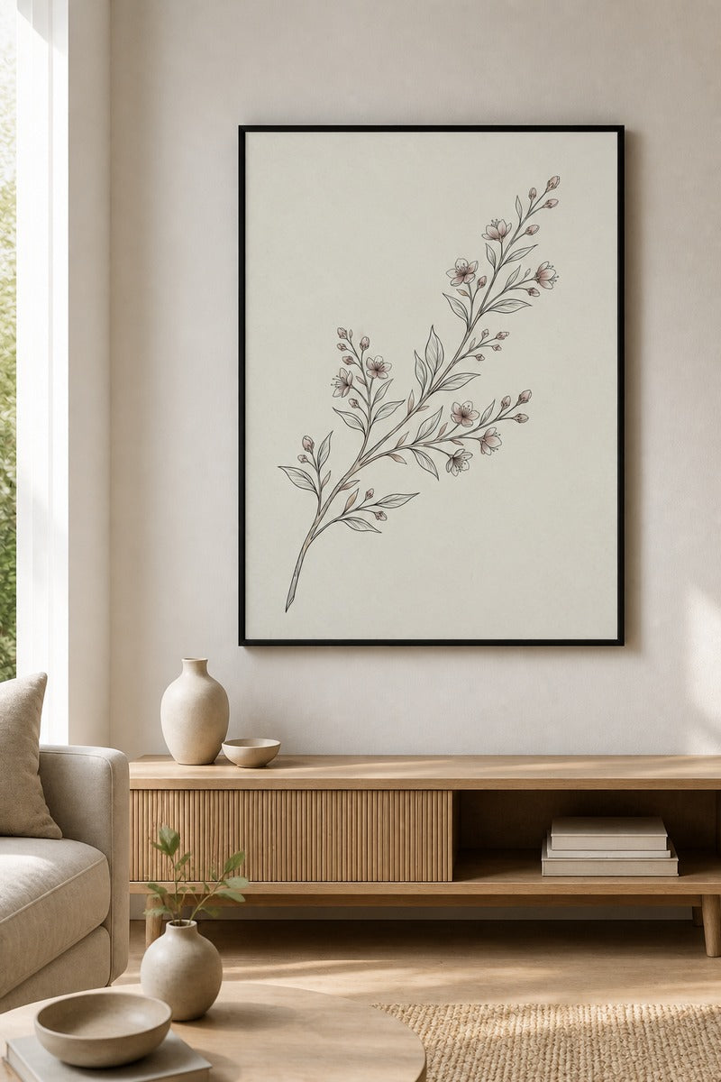 Soft Botanical Branch