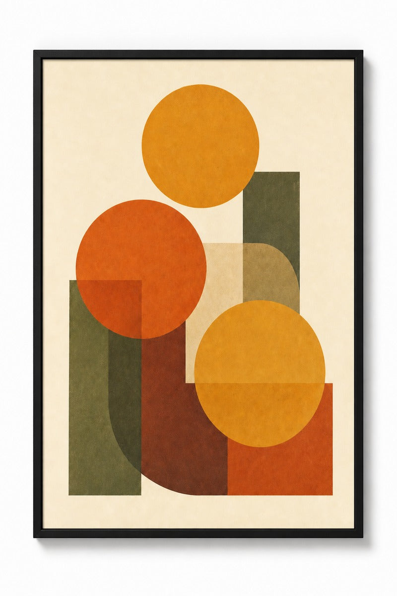 Three Circles in Ochre