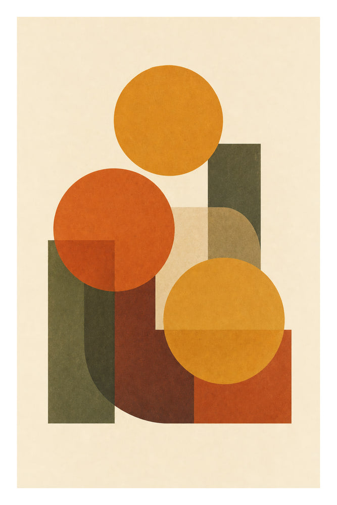 Three Circles in Ochre