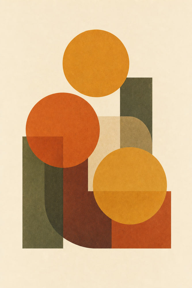 Three Circles in Ochre