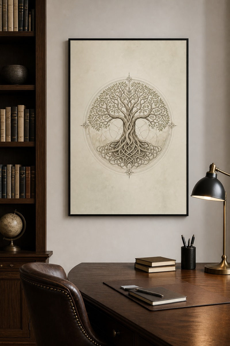 Tree of Life Engraving