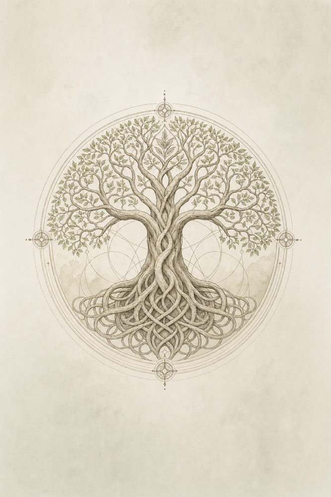Tree of Life Engraving