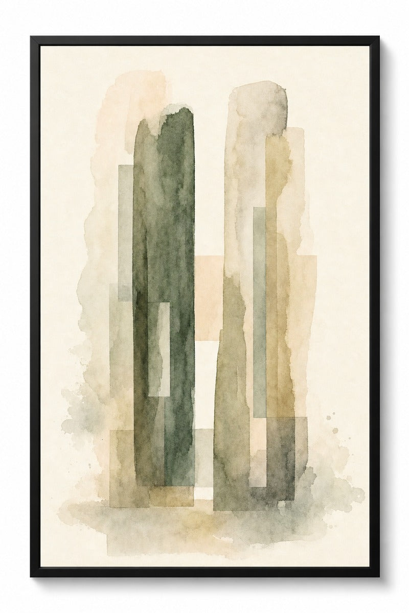 Two Columns in Ink