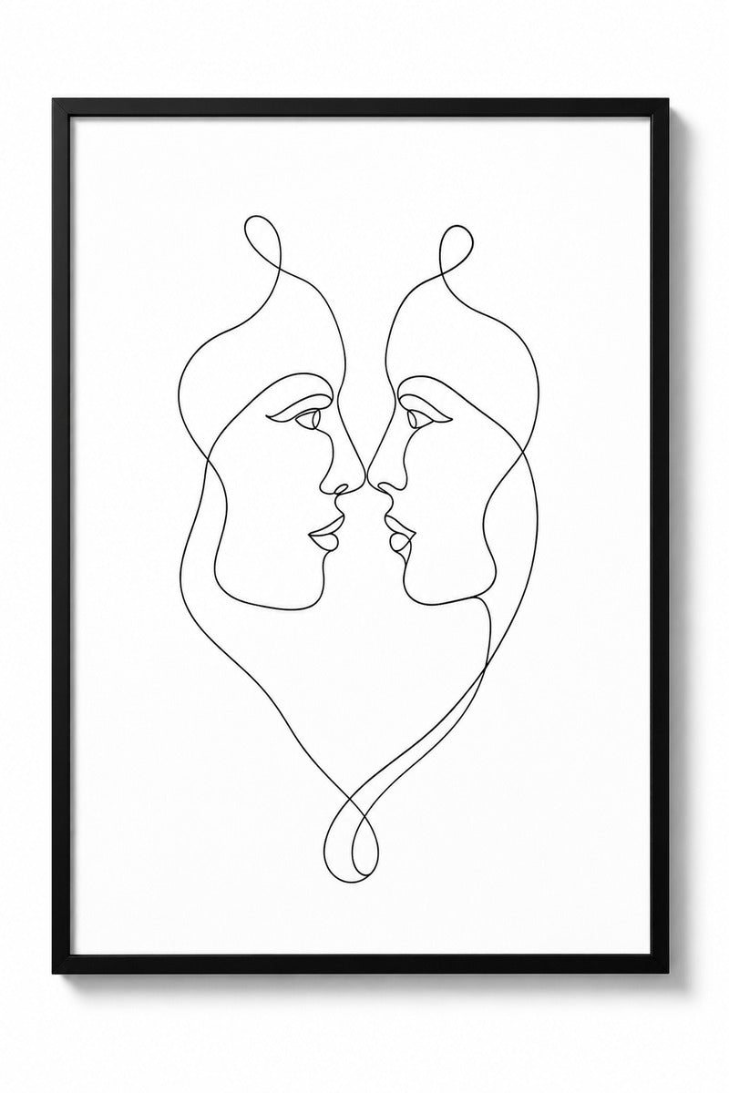 Two Faces Meeting