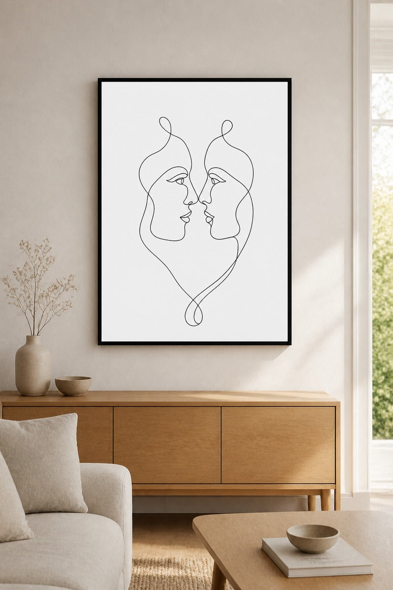 Two Faces Meeting