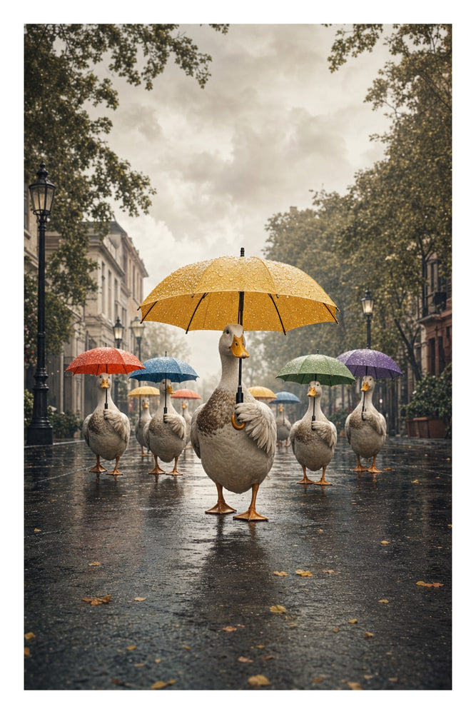 Unexpected Umbrella Parade