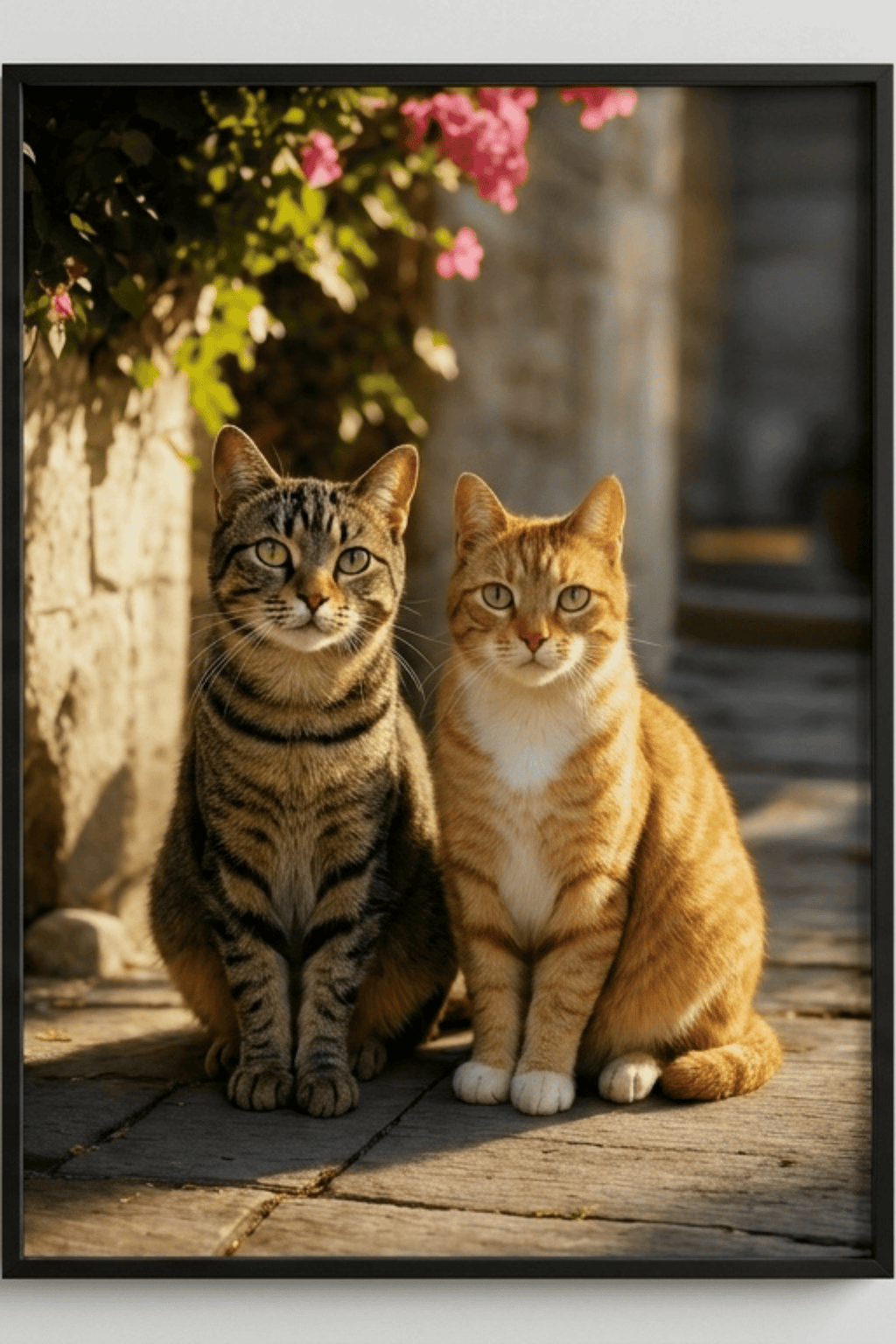 Whiskered Faces in Sunlight