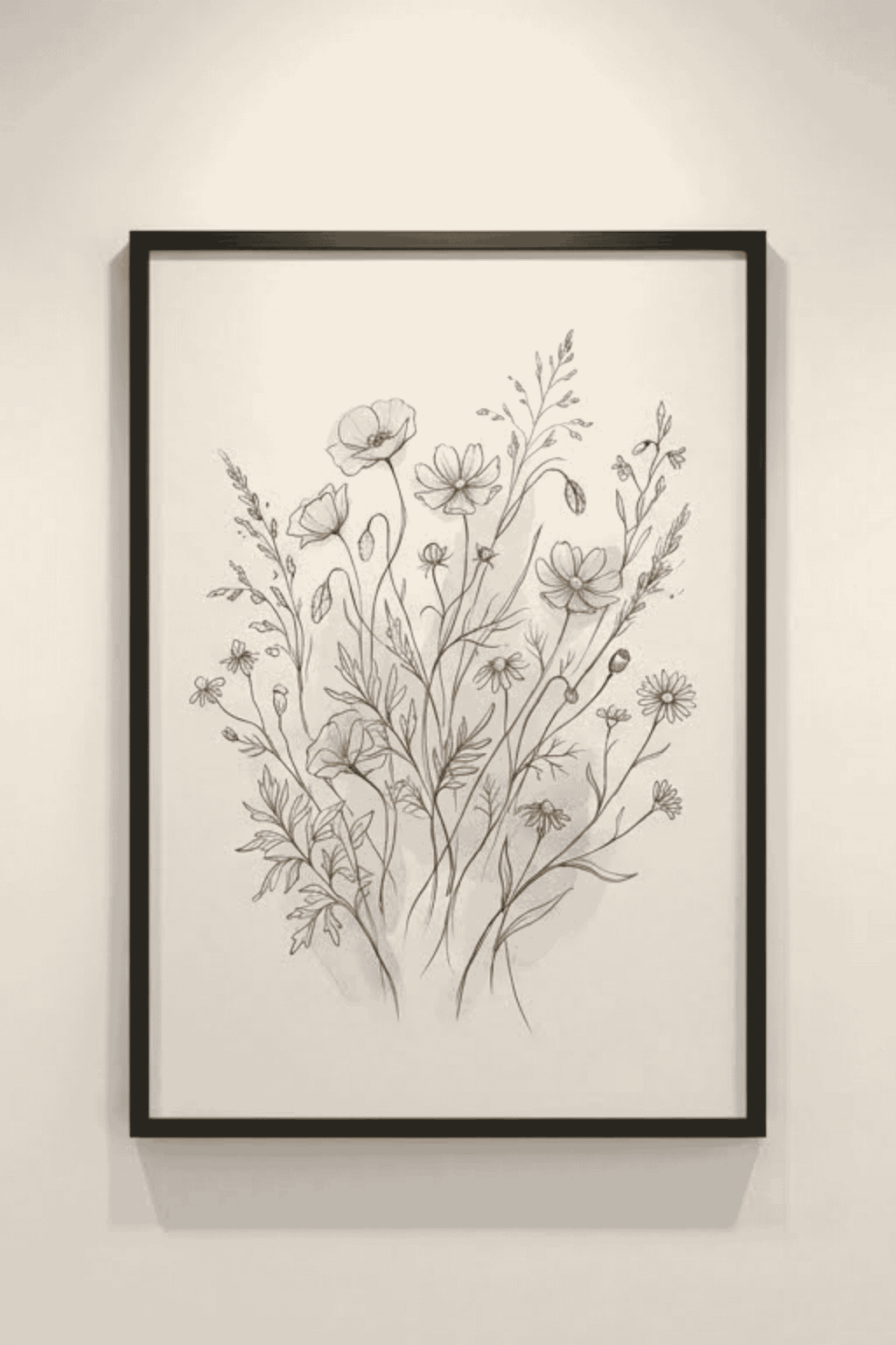 Wild Flower Line Study
