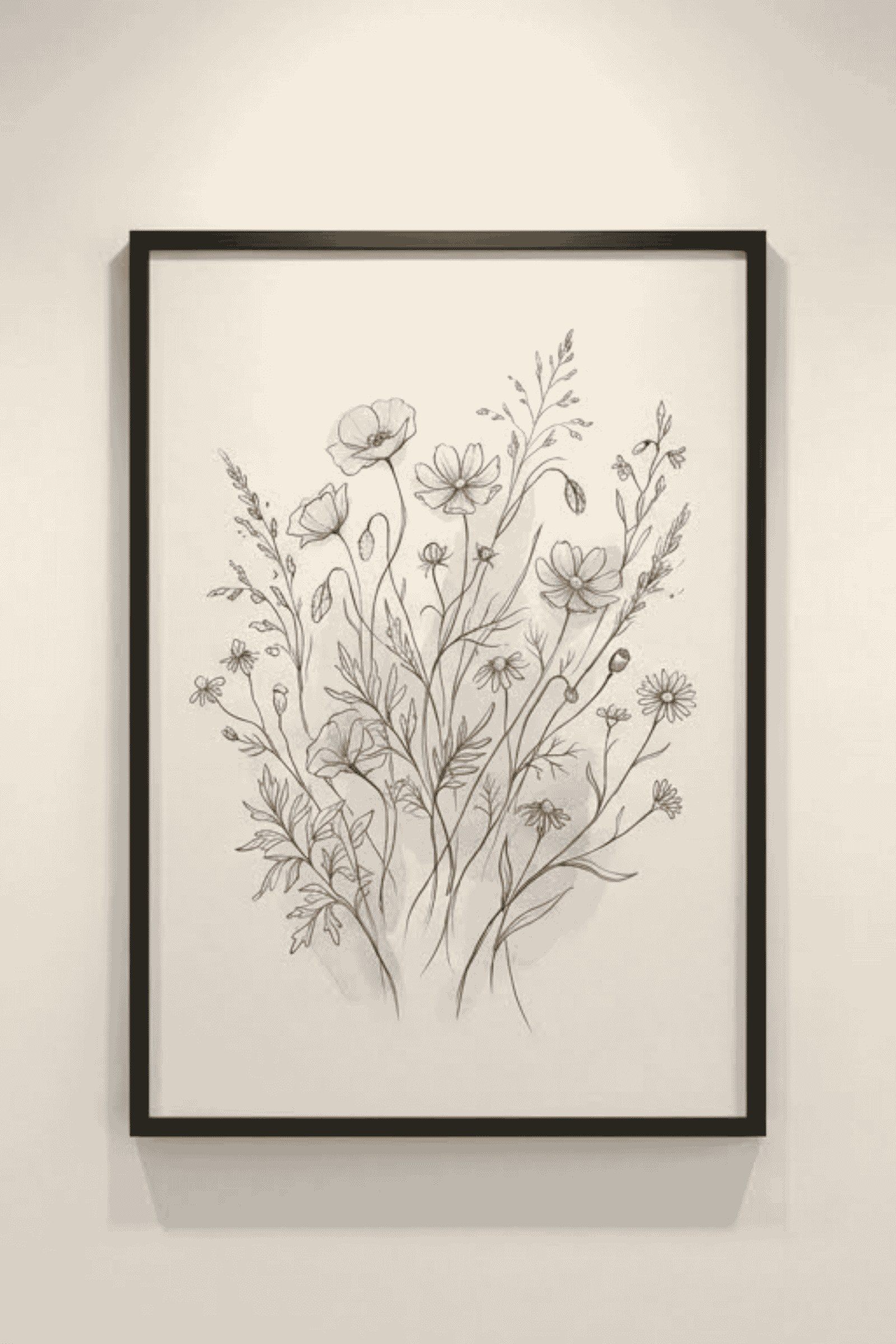 Wild Flower Line Study