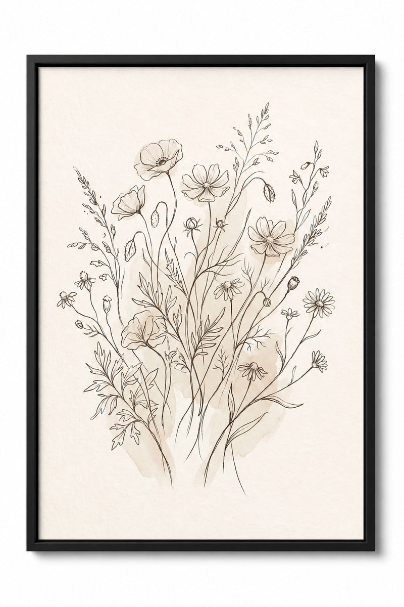 Wild Flower Line Study