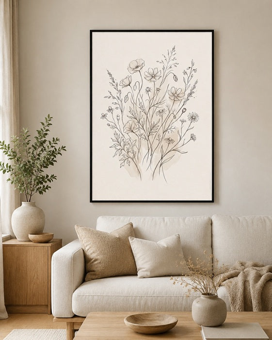Wild Flower Line Study